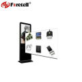 Top quality floor standing touch screen lcd advertising display sunlight readable digital signage apple tv